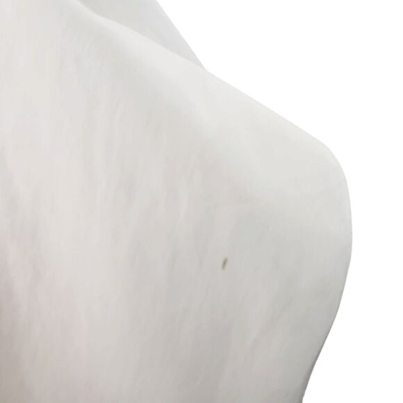 TANYA TAYLOR Top Womens 8 White Sleeveless Cutout Wrap Shirt Tie Office Siren - Picture 9 of 12